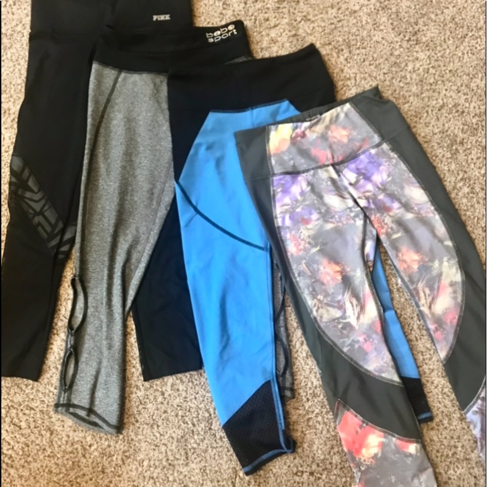 ‼️SOLD‼️4-pairs of XS full & cropped leggings!!!